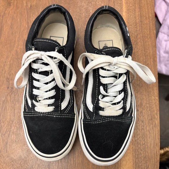 Vans Shoes - Vans Black and White Women's Sneakers